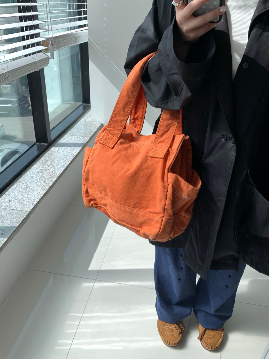 Kapital 캐피탈 캔버스 토트백 상품이미지3