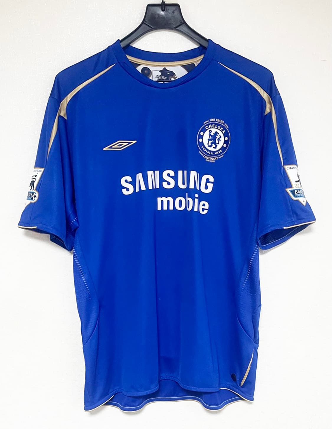 엄브로 첼시 05/06 100주년 홈 셔츠 램파드 No.8 상품이미지4