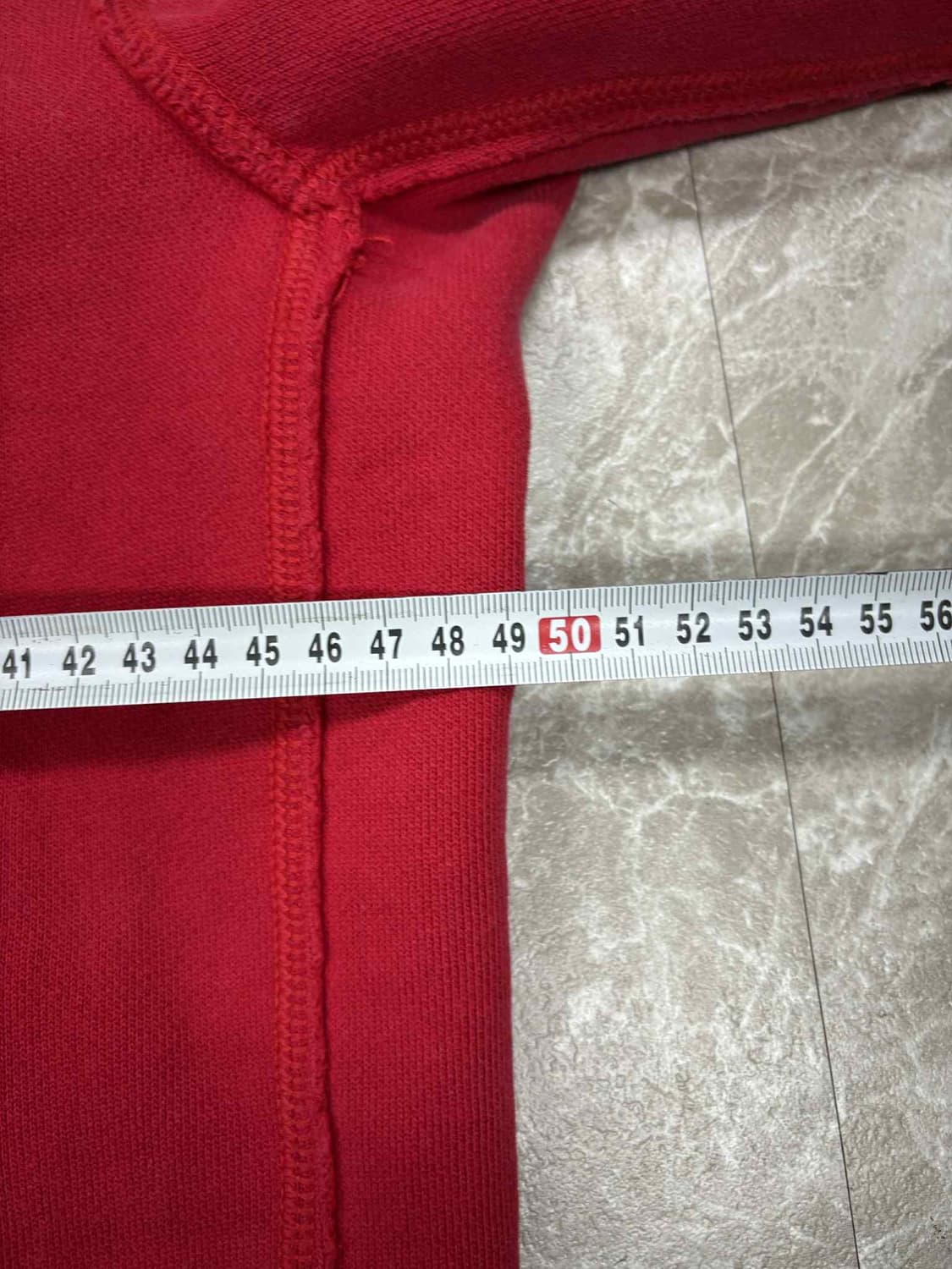 아베크롬비 y2k 올드스쿨 레드 스웻 후드집업 희귀져지(S) 상품이미지6