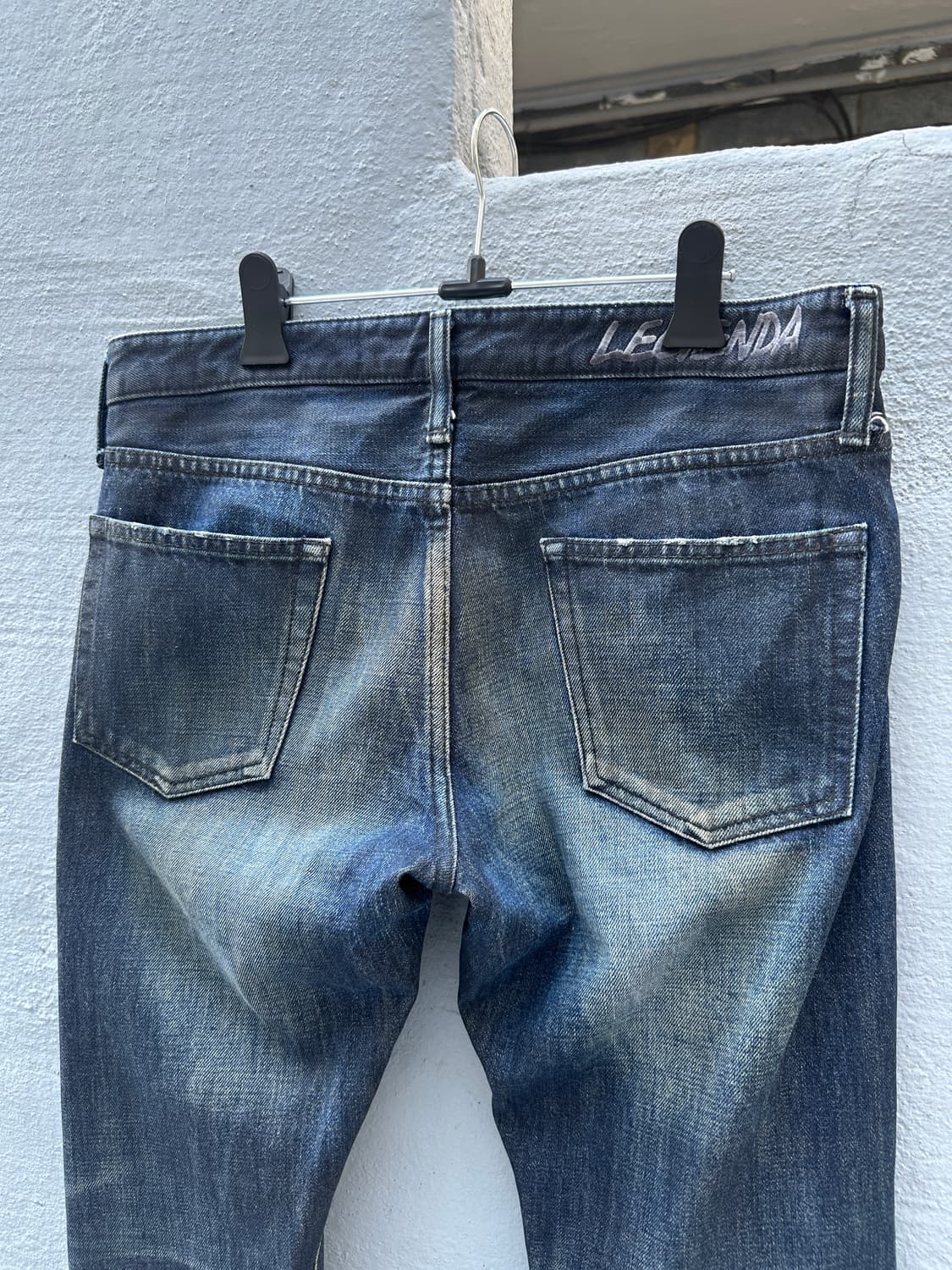 LEGENDA stud waxed coating jeans 상품이미지9