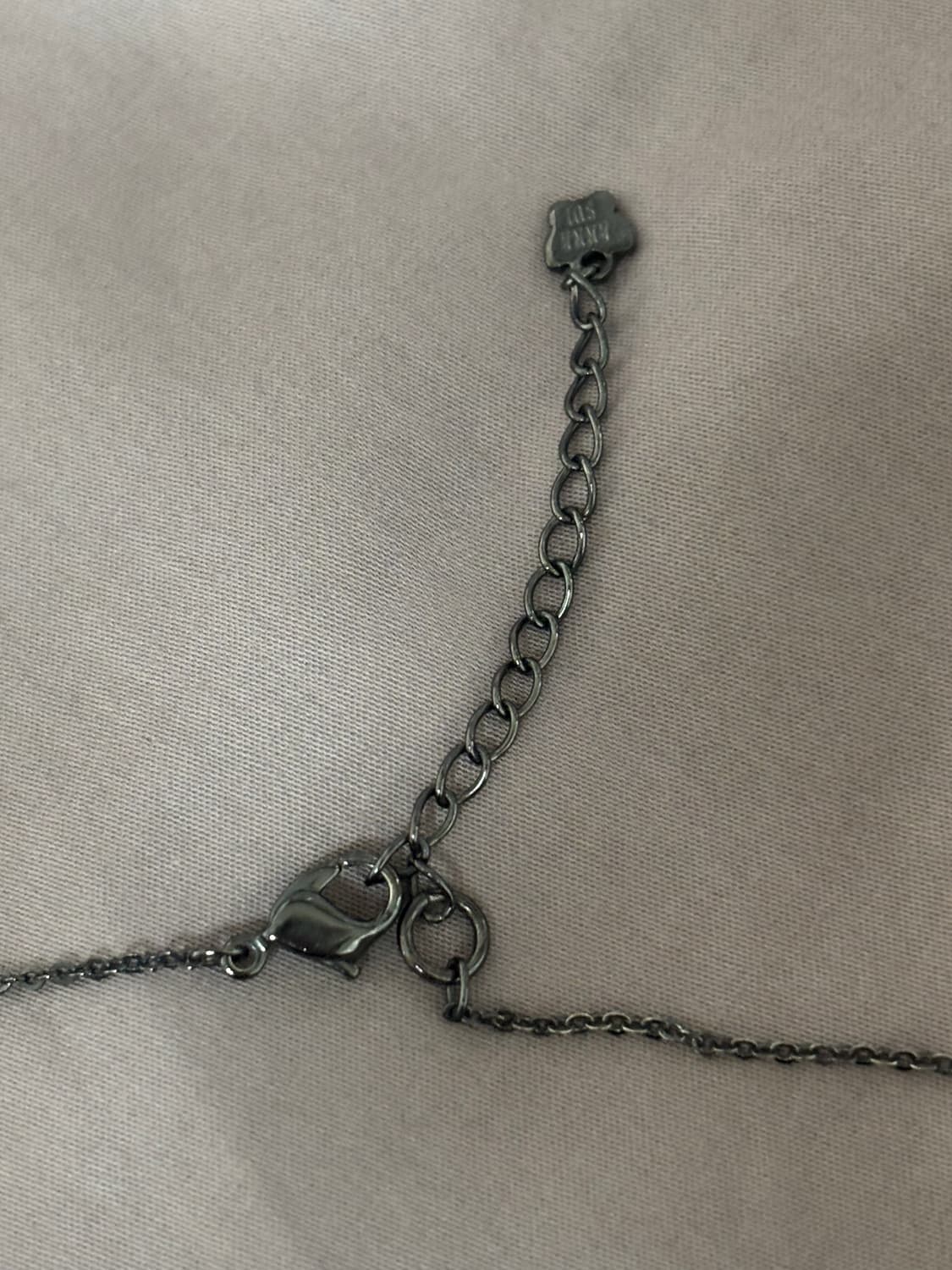 빈티지 안나수이 퍼플 나비 목걸이 + 레이어드용 목걸이 세트 상품이미지6