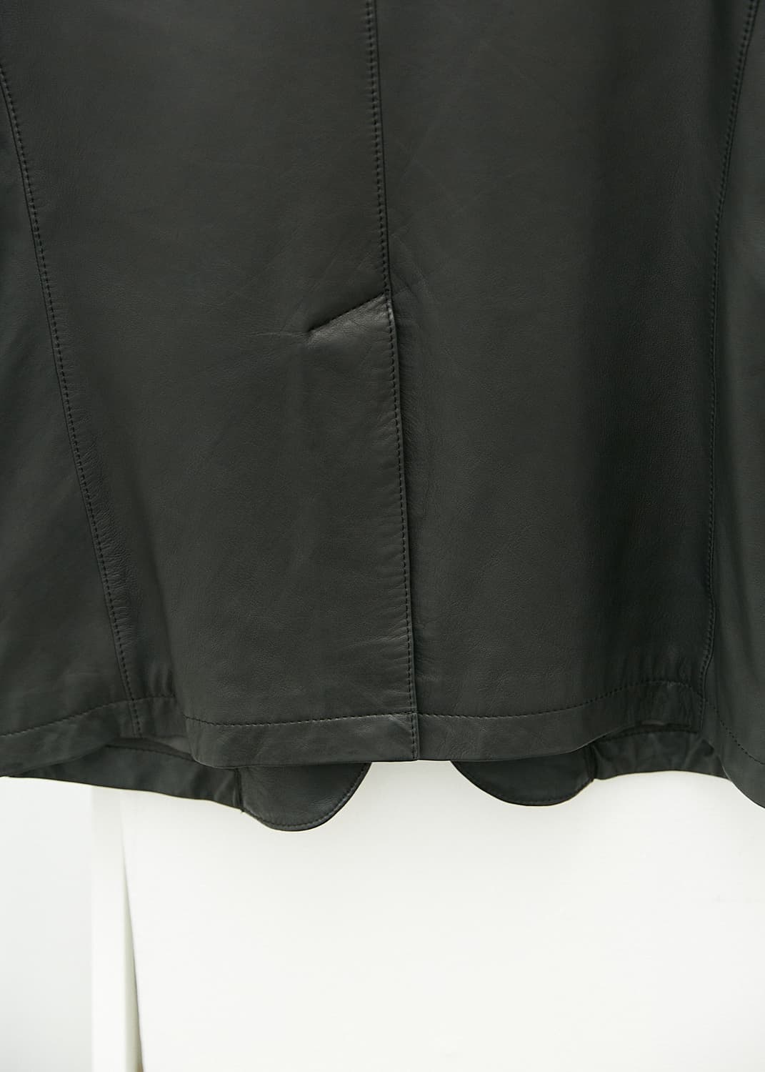 High Neck Lambskin Jacket 상품이미지6