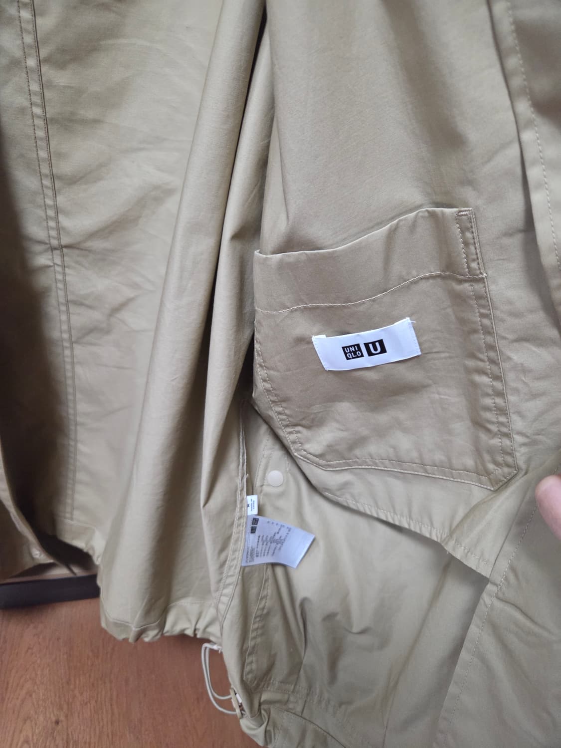 유니클로u 르메르 오버사이즈 유틸리티 자켓 m 남여공용 상품이미지3