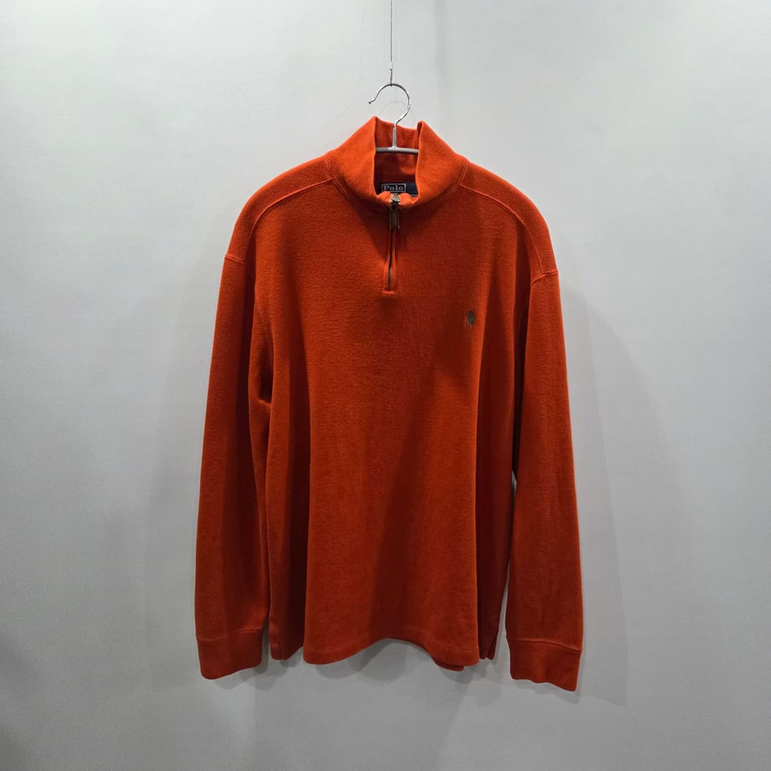 폴로랄프로렌 풀오버 하프집업 오렌지 L 상품이미지1