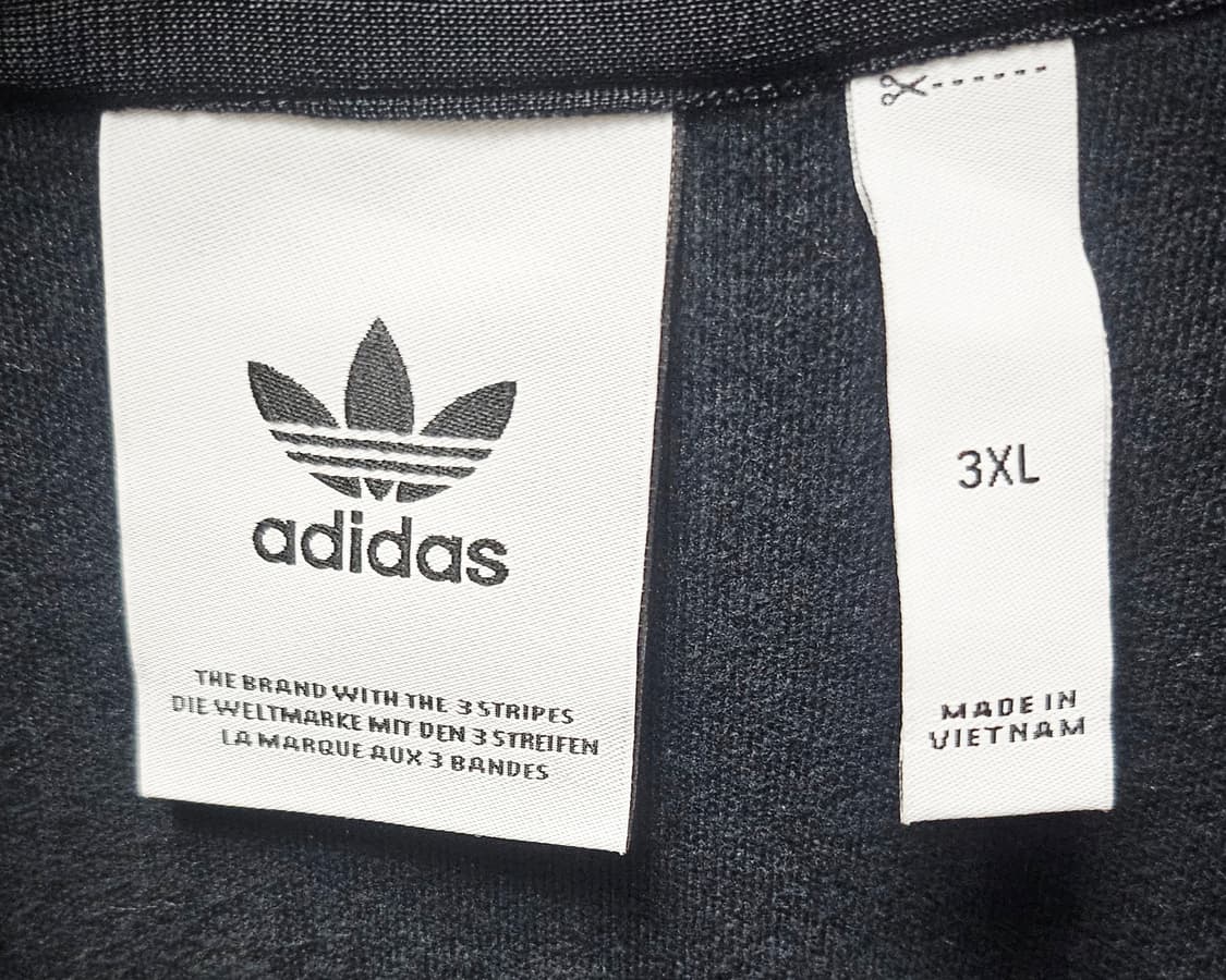 (110)3XL ☆초대장급☆아디다스 베켄바우어 2중지퍼 [검흰]트랙탑져지 상품이미지2