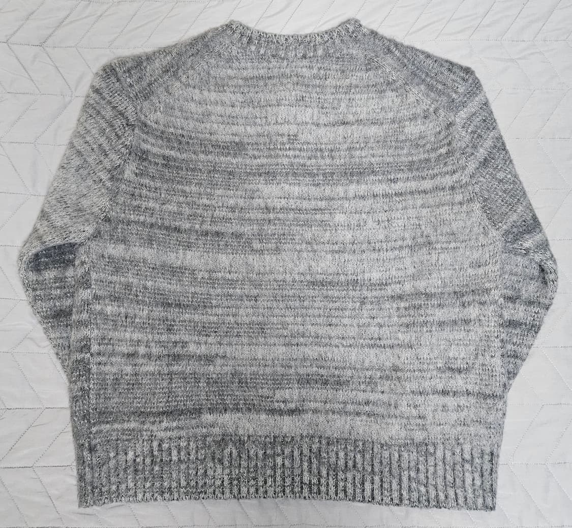 벨리에 브러쉬드 탐 가디건 포그그레이 04(100) 상품이미지2