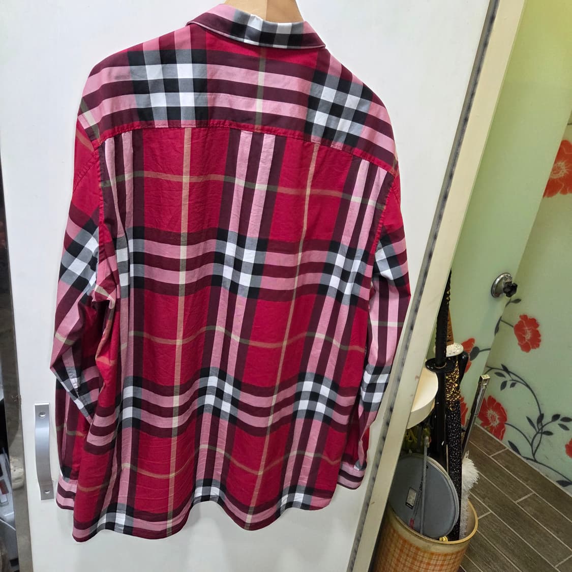 버버리 런던 체크 셔츠 상품이미지4