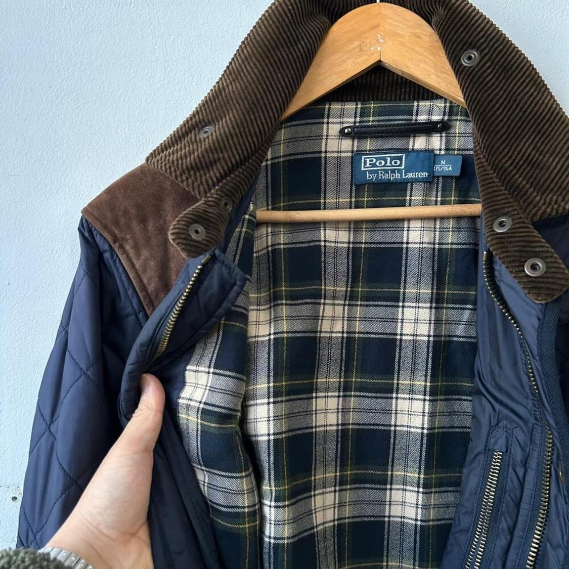 10415 - 폴로 랄프로렌 네이비 퀄팅 자켓 상품이미지7