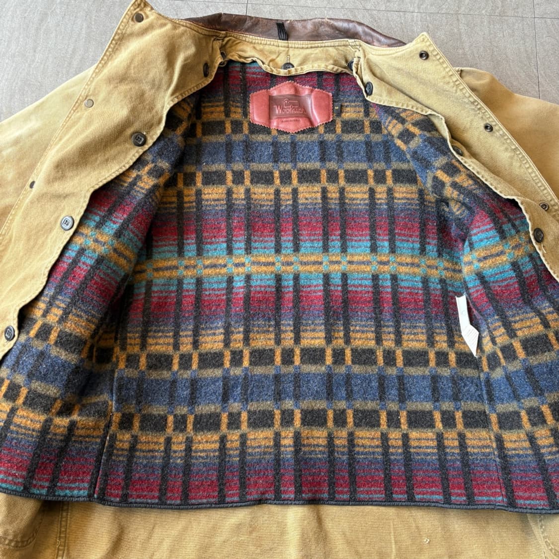 90s 울리치 베이지 헌팅 초어 자켓 상품이미지6