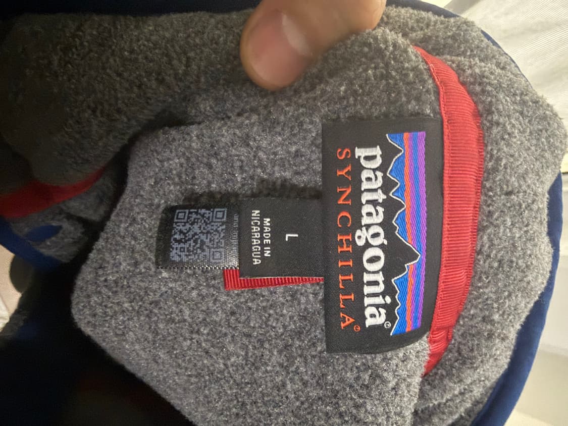 파타고니아 신칠라 니켈블루 라지 판매 상품이미지5