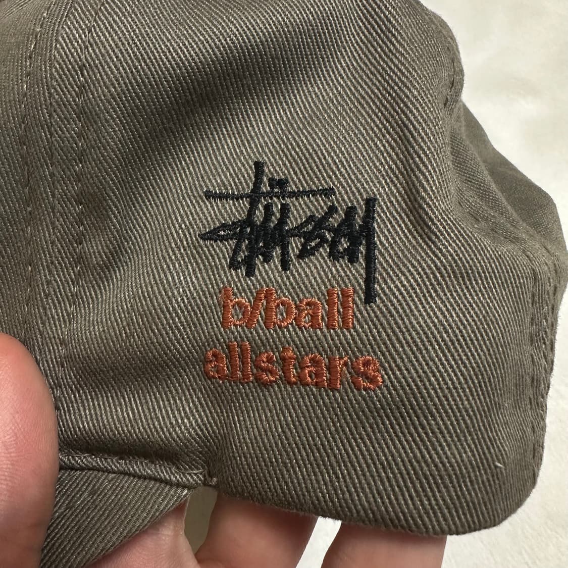 90s 올드 빈티지 스투시 SBA 패러디 볼캡 상품이미지4