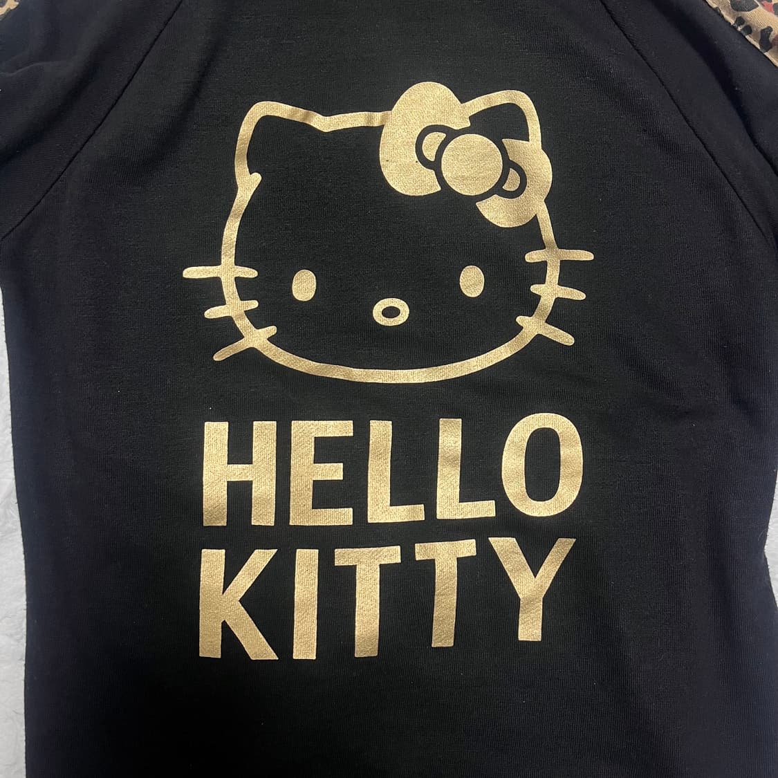 헬로키티 호피 갸루 후드집업 상품이미지4