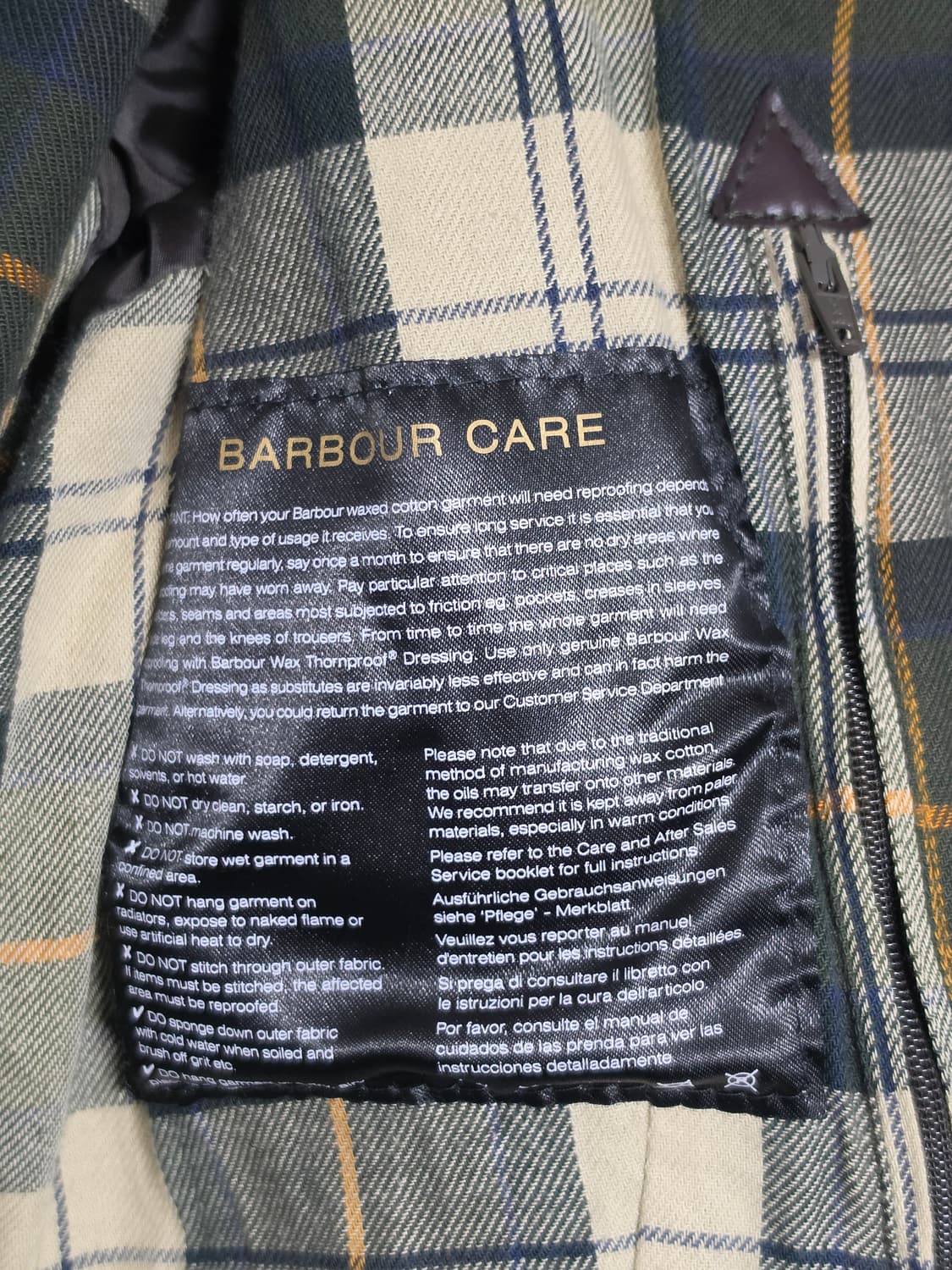 바버 비드넬 왁스 자켓 10 상품이미지4