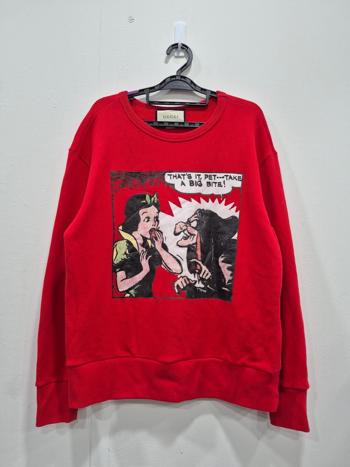 구찌 디즈니 백설공주 맨투맨 S사이즈 상품이미지2