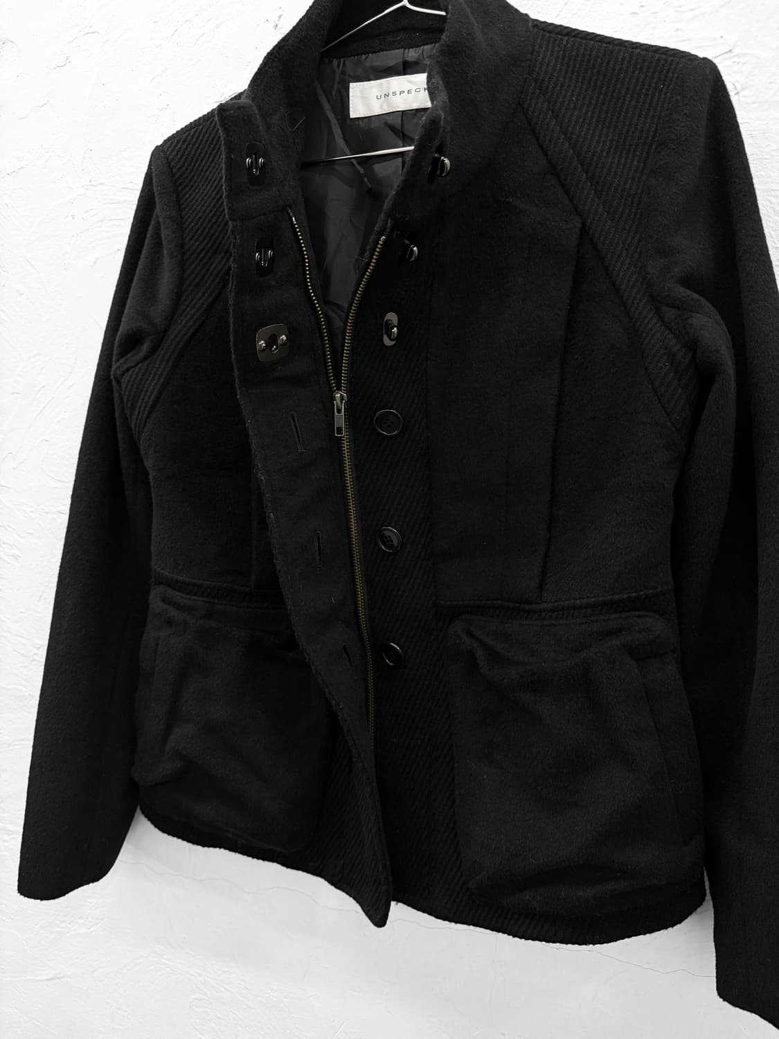unspeck 듀얼 클로징 울 자켓 상품이미지3