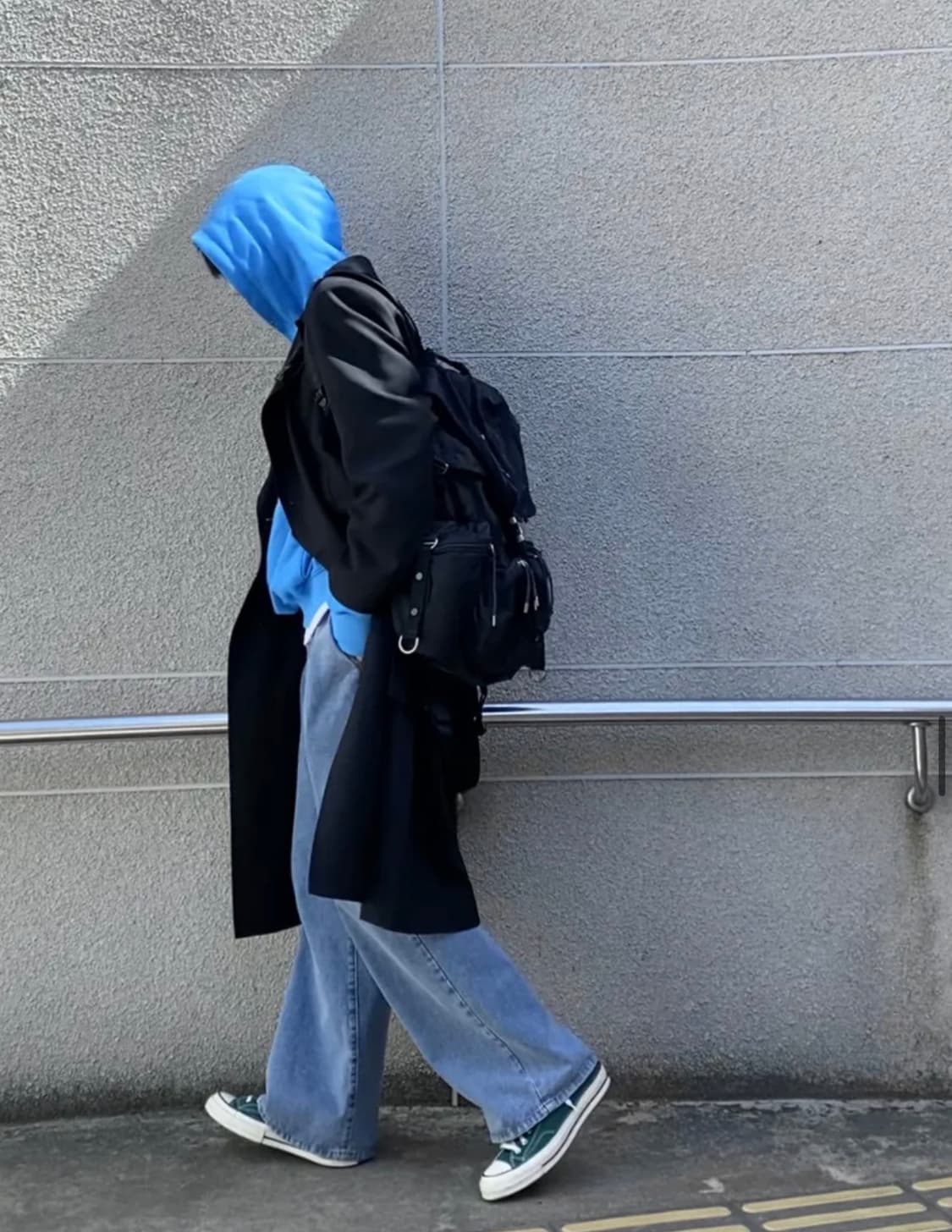 인템포무드 헤비 코튼 썸홀 후디 (XL) 상품이미지5