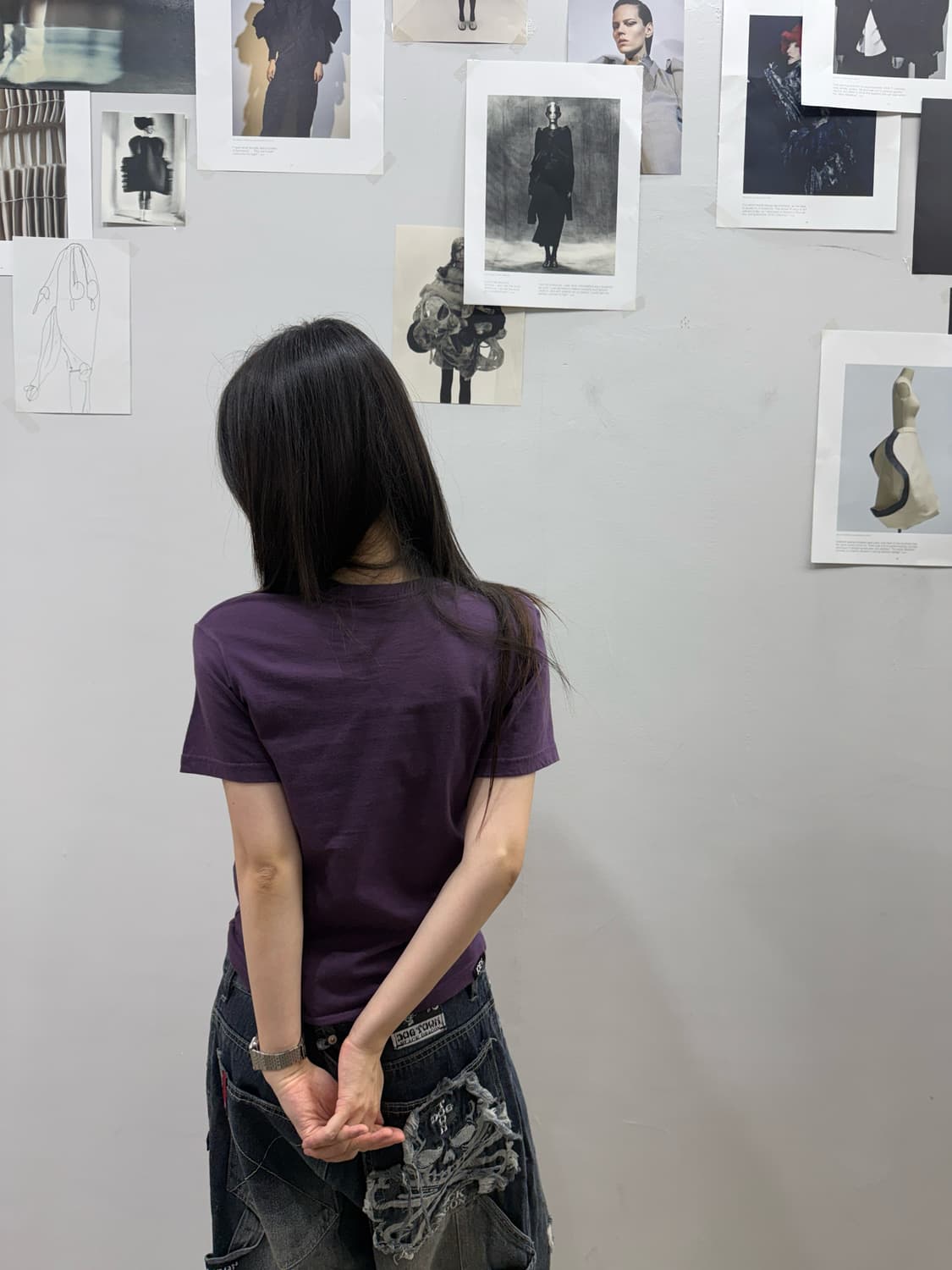 히스테릭 글래머 슬림 실루엣 퍽베어 티셔츠 상품이미지6
