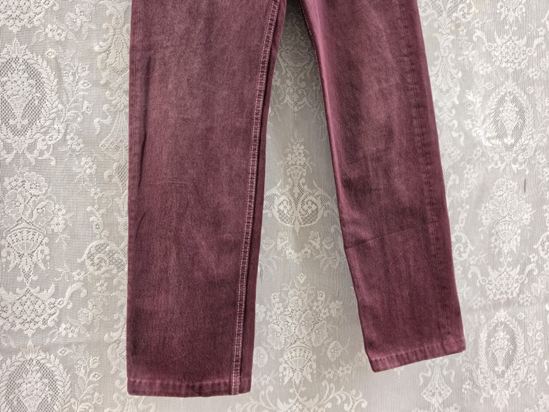 90s 리바이스 501 와인컬러진 (made in usa) 상품이미지3