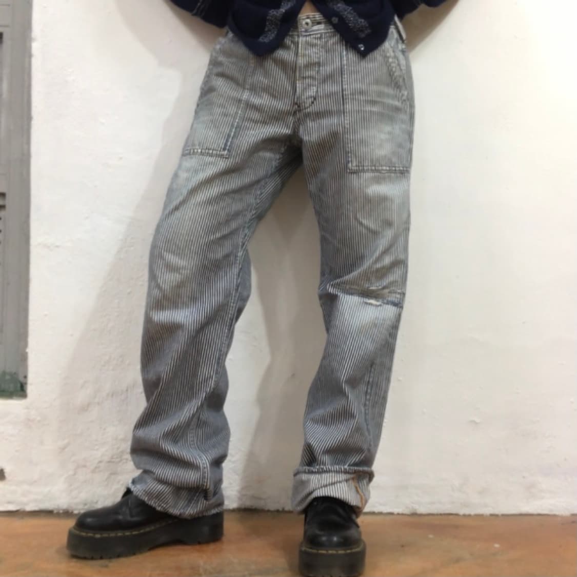 Japanese Brand 히코리 스트라이프 팬츠 / 40 사이즈 상품이미지6