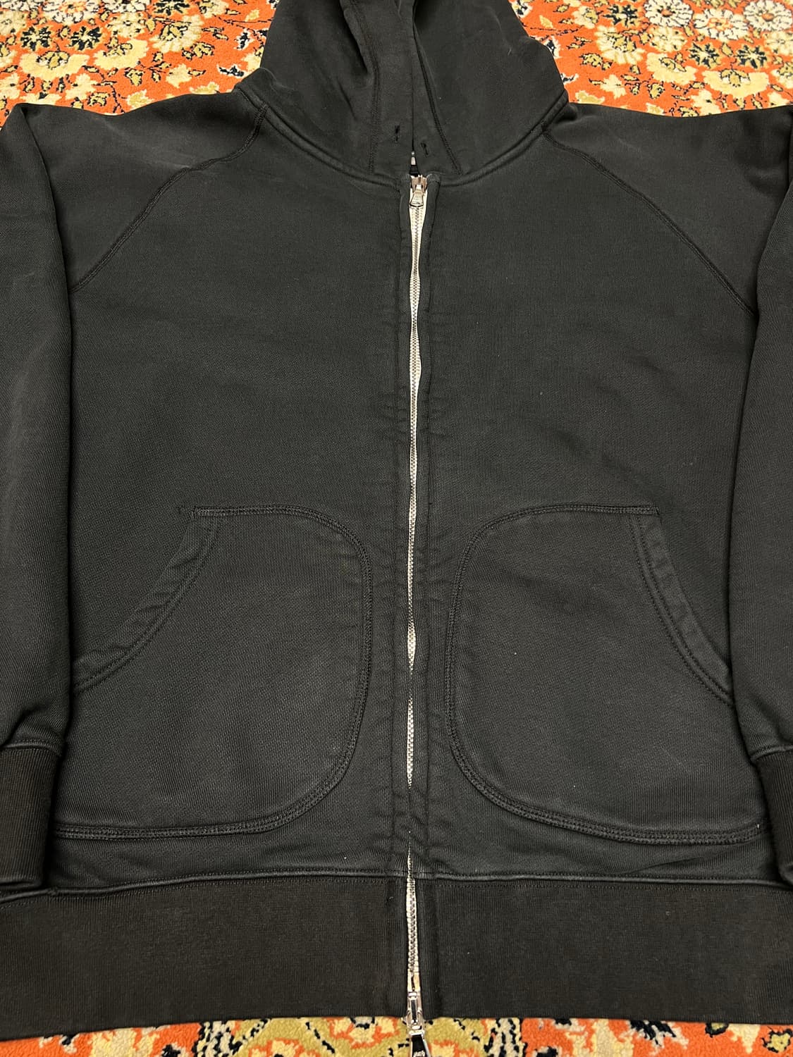 [3] Ramolin 블랙 후드 집업 상품이미지4