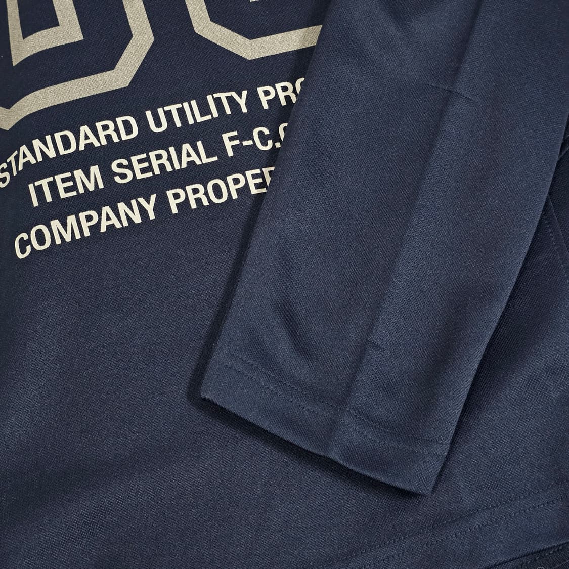 L 100) FUBU 후부 빈티지 풋볼져지 롱슬리브 네이비 상품이미지4