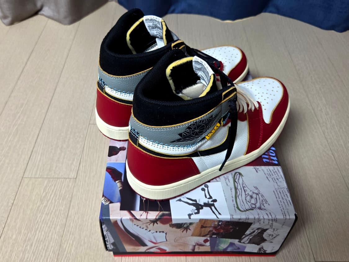 [나코탭] 조던1 하이 유니온 OG 시카고 쉐도우 270 size 상품이미지5