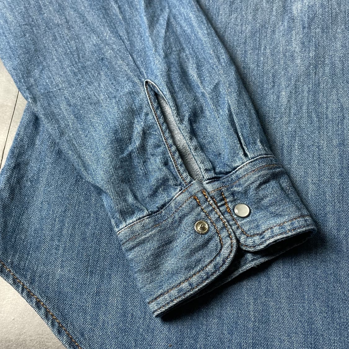 OLD NAVY 올드네이비 빈티지 데님 웨스턴 셔츠 A00737 상품이미지5