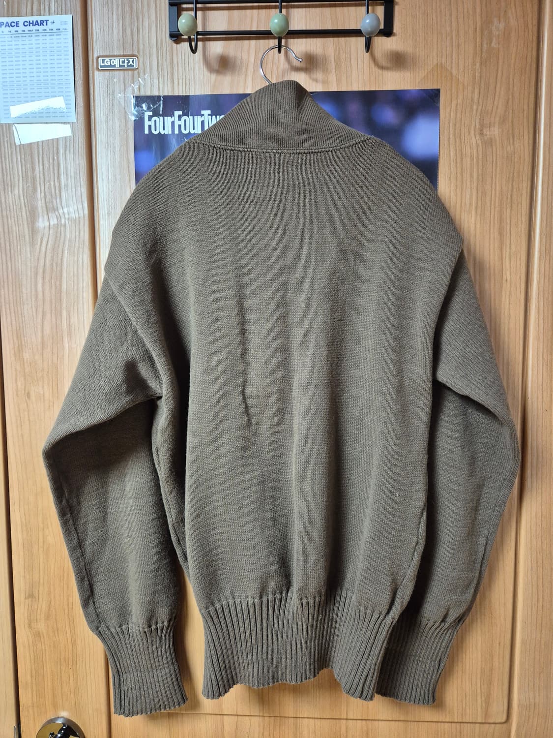 90년대 미군 오리지널 5버튼 아크릴 스웨터 L사이즈 상품이미지2