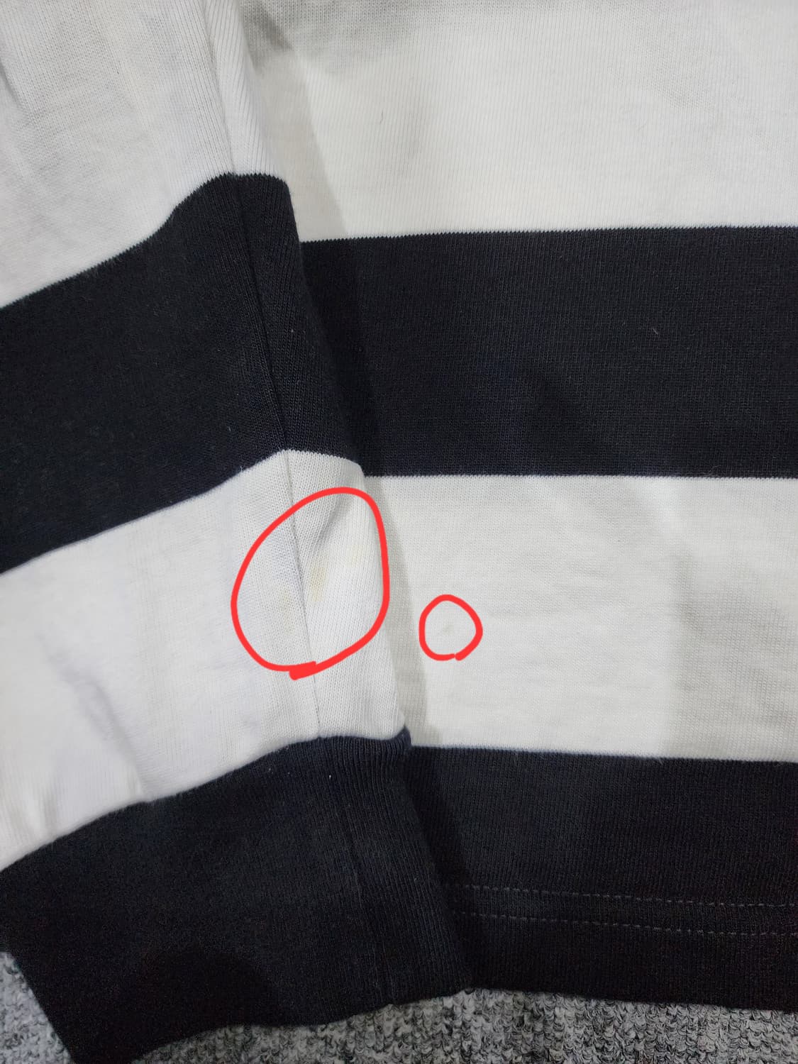 칼하트 Wip 이스턴 스트라이프 럭비 폴로 카라티 L 상품이미지4