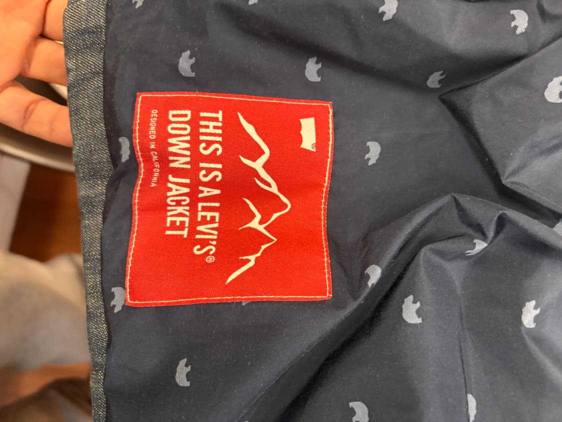 Levis denim down jacket 상품이미지5