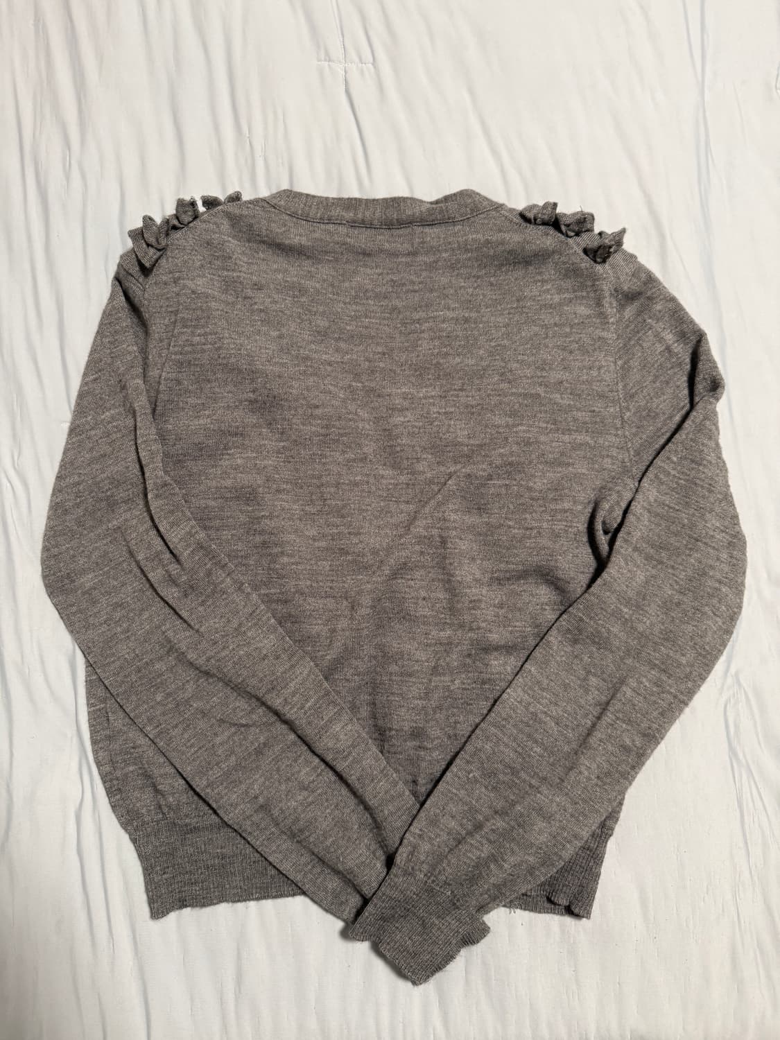 엘씨디씨티엠 프릴가디건 그레이 상품이미지3