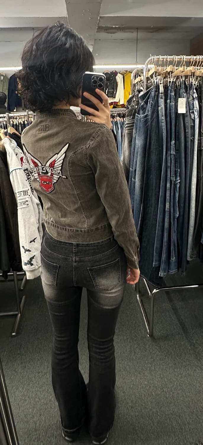 F)일본 빈티지 데님집업 상품이미지3