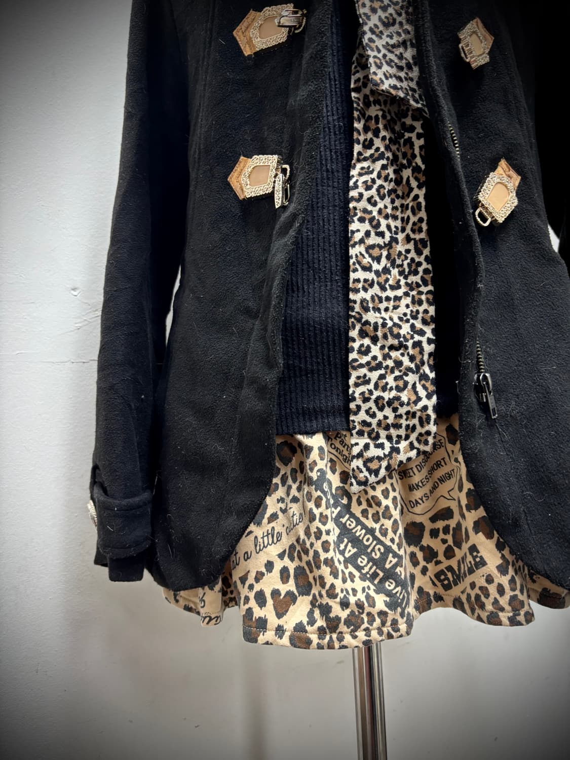 [Cecil Mcbee] Gal Mood Fur Detail Black  상품이미지7