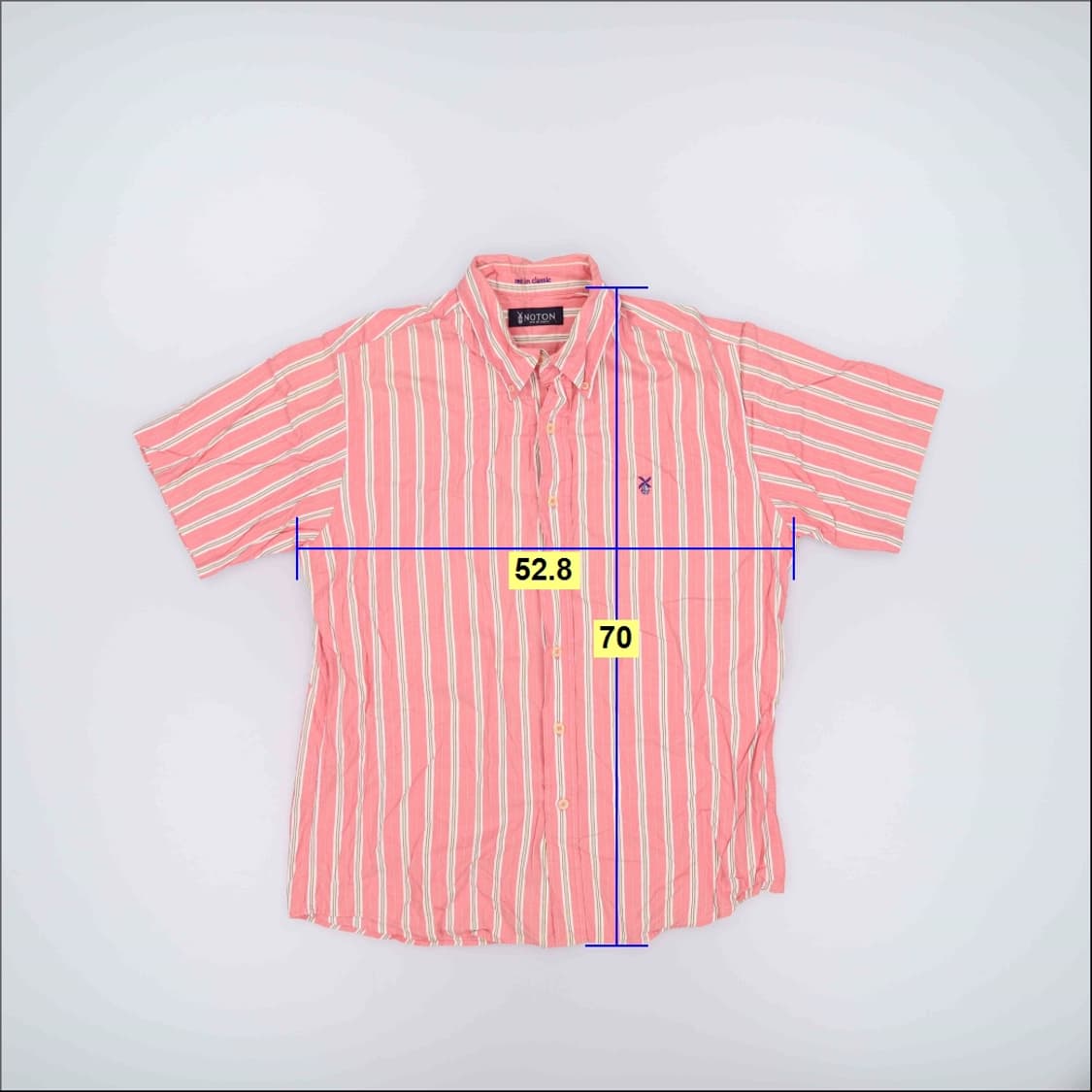 L 노튼 스트라이프 반팔셔츠 0521H 상품이미지5