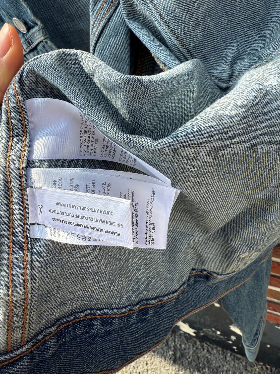 캘빈클라인 데님 트러커 자켓 상품이미지3