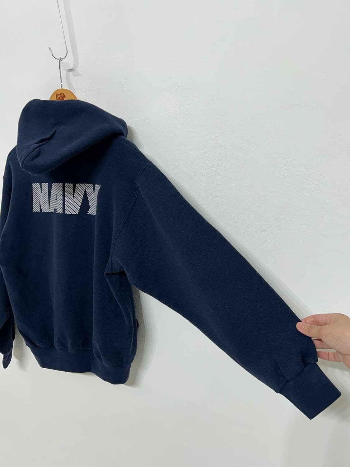 90's soffee us navy pullover hoodie 상품이미지8