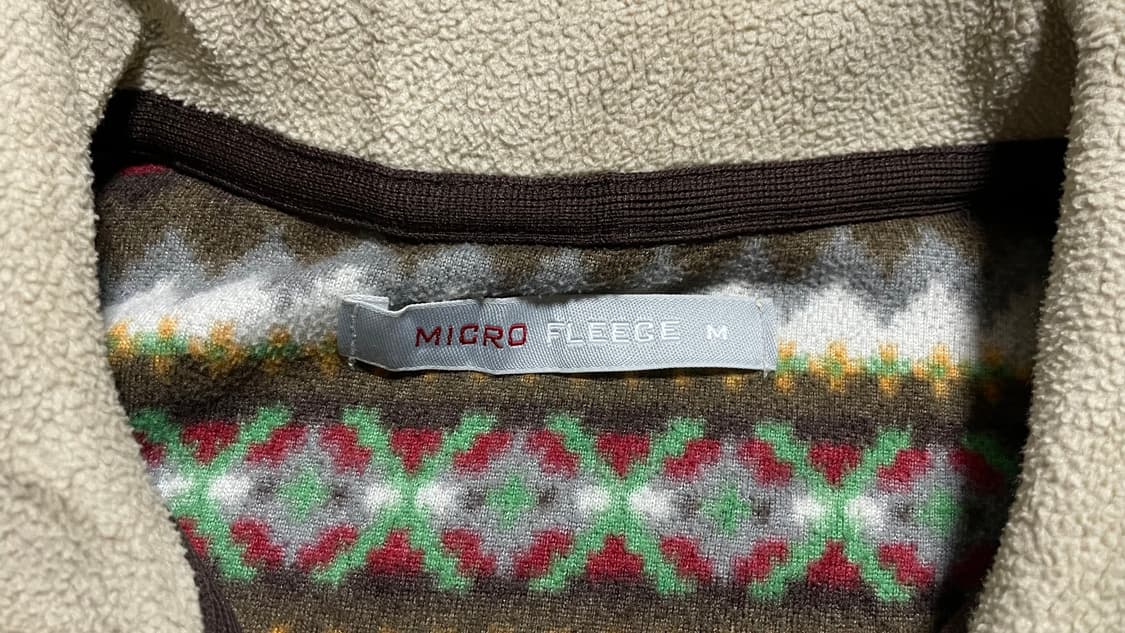 JPN 00s 일본 빈티지 유니클로 uniqlo 노르딕 페어아일 플리스 상품이미지7