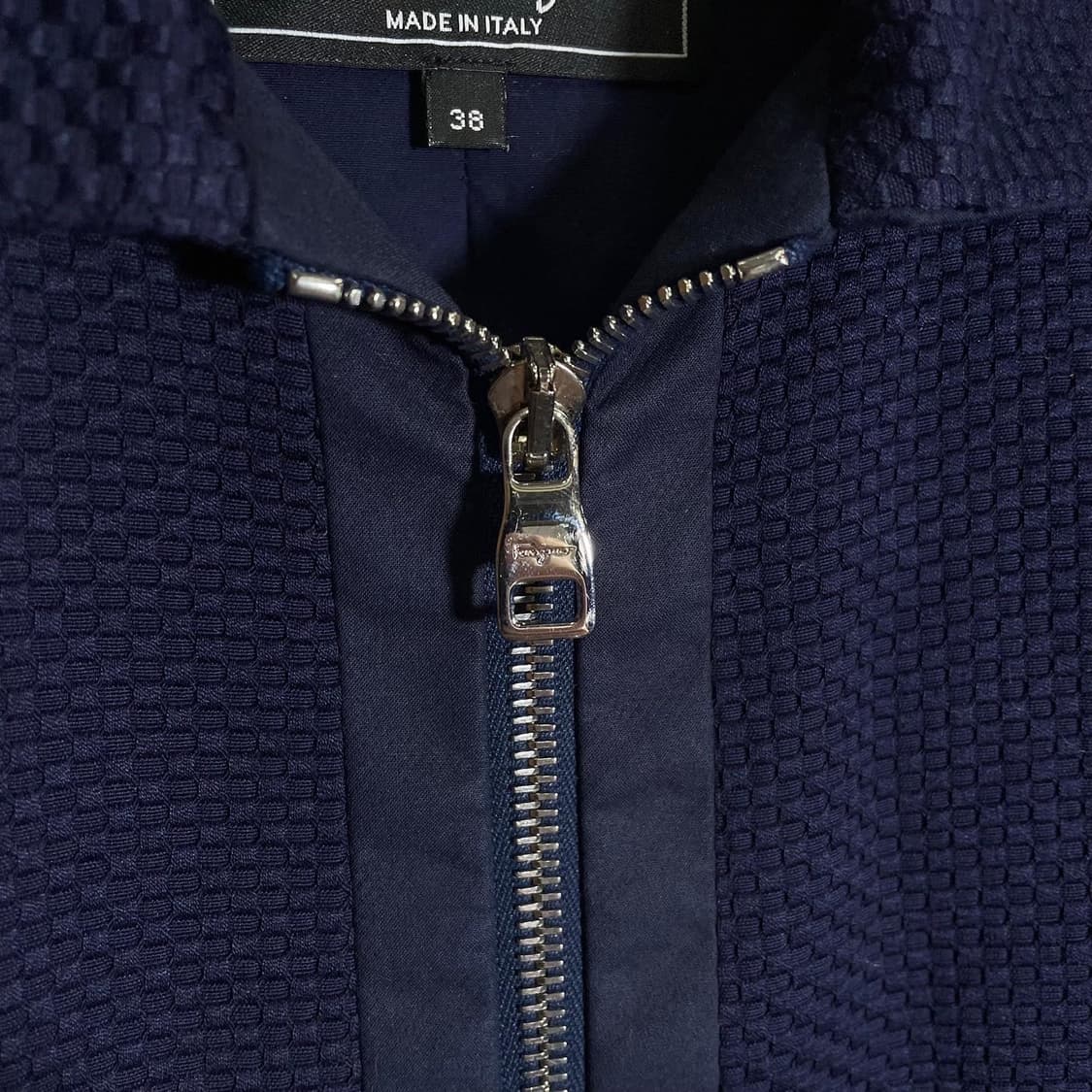 살바토레 페라가모 자가드 집업 베스트 상품이미지3