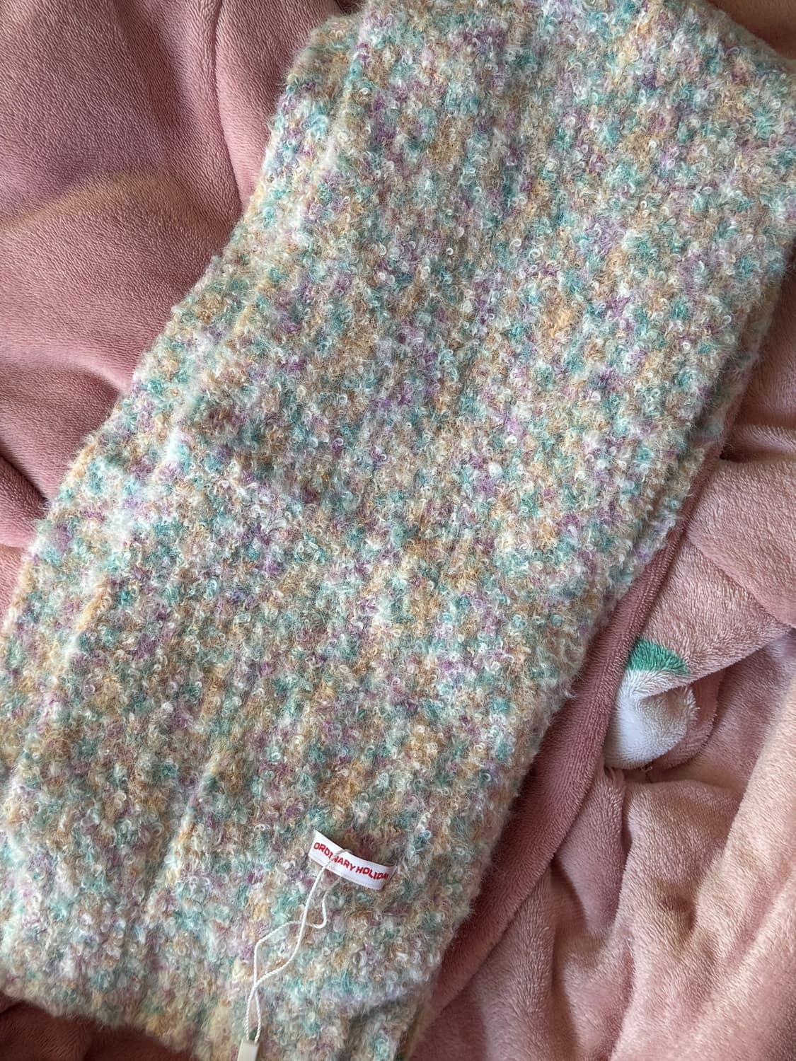 오디너리 홀리데이 소르베 머플러 블루 상품이미지3