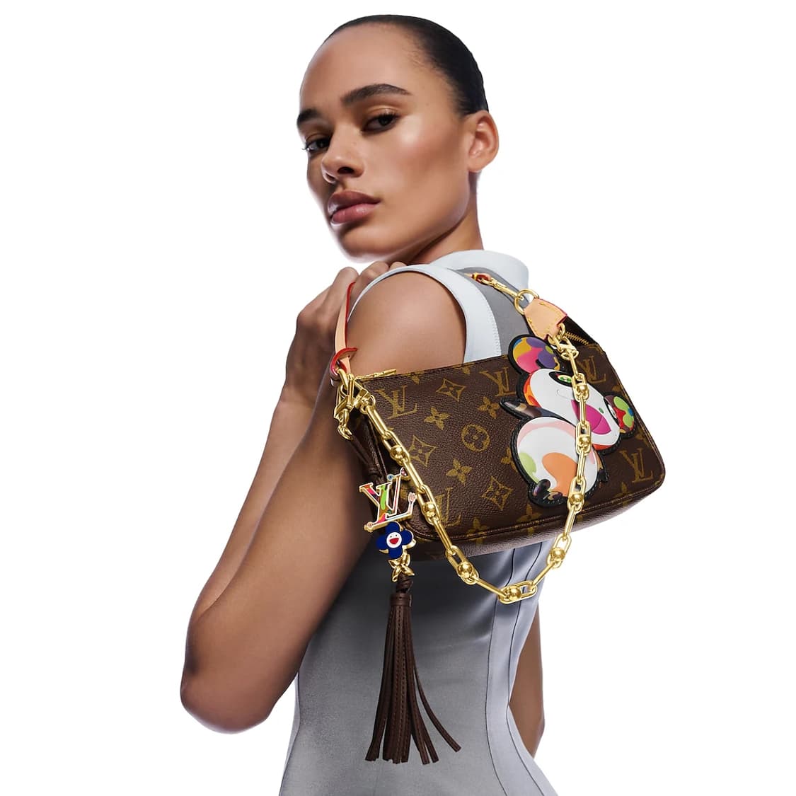 루이비통 x 무라카미 타카시 블룸 슈퍼플랫 키 홀더 멀티컬러 상품이미지1