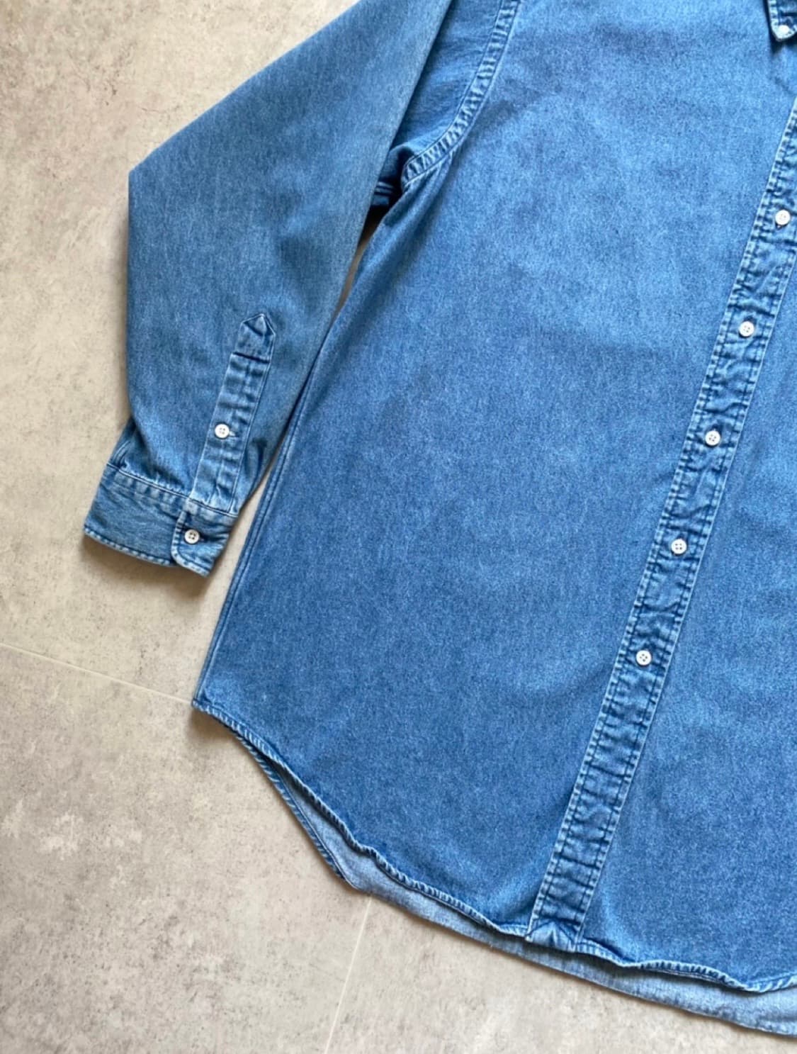 90's 폴로 랄프로렌 데님 셔츠 L(105) 상품이미지3