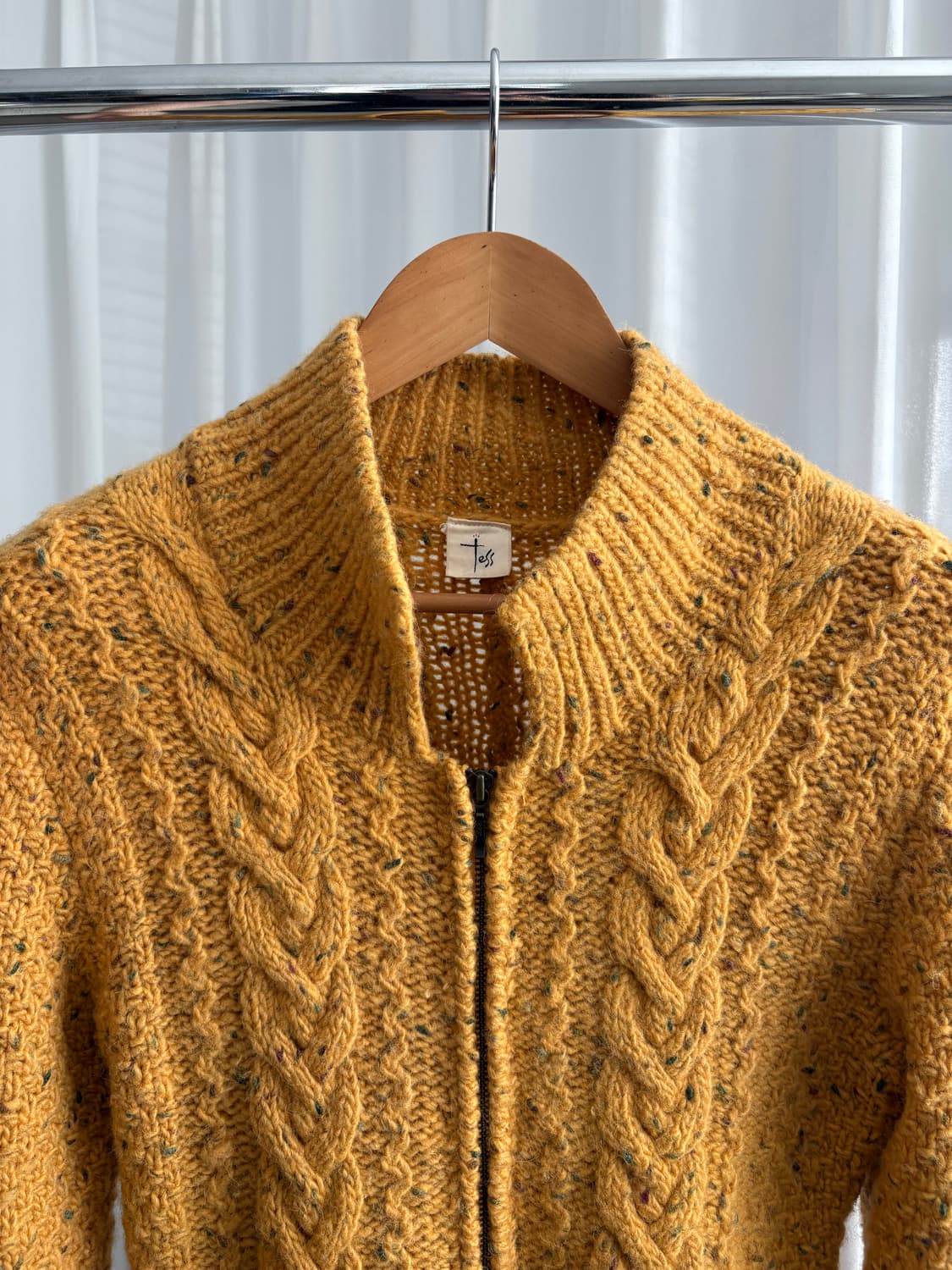 Tess 울 집업 카디건 상품이미지2