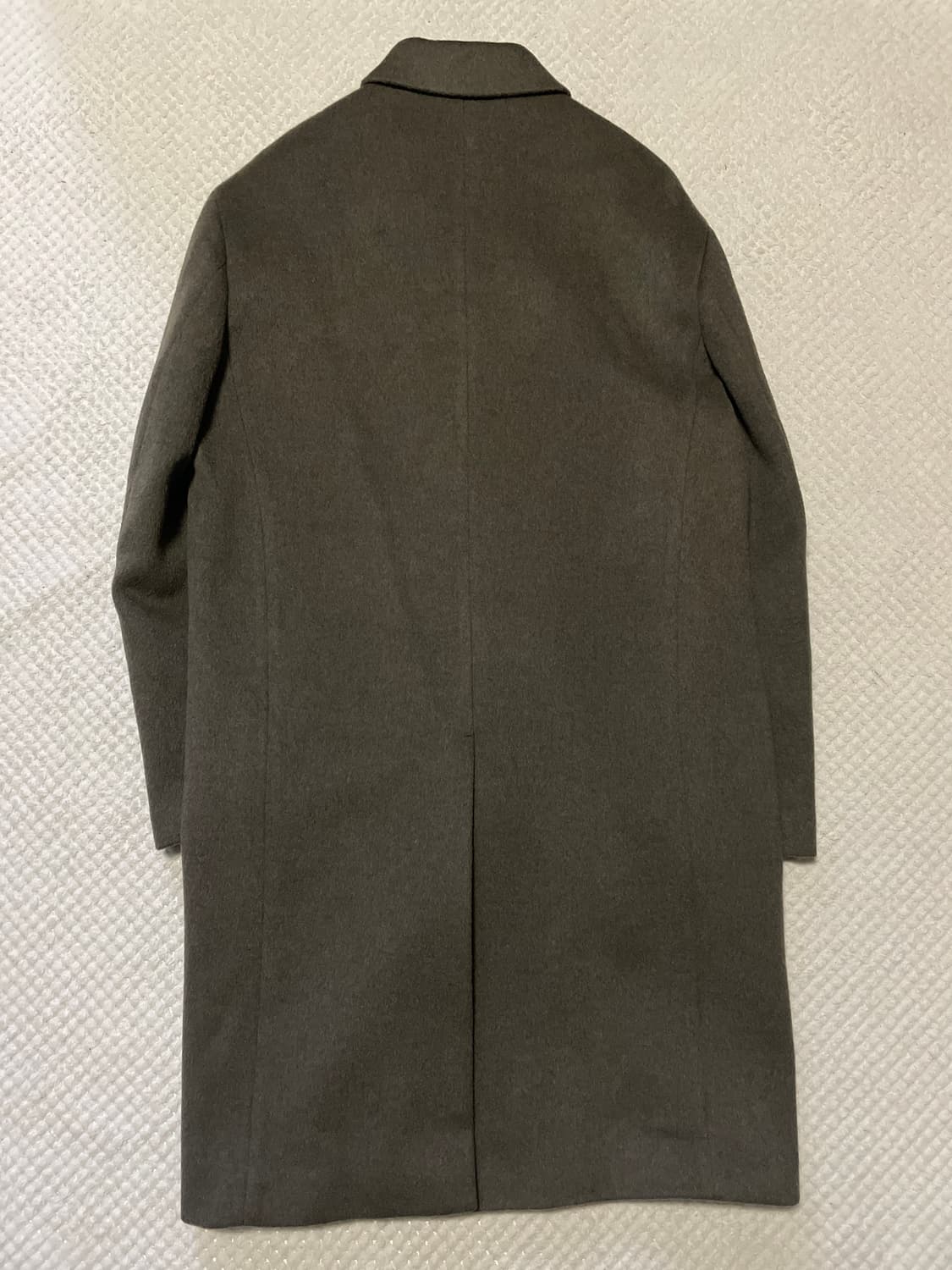 SYSTEM 시스템옴므 21FW 캐시미어 블렌드 롱코트 카키(클리닝O) 상품이미지4