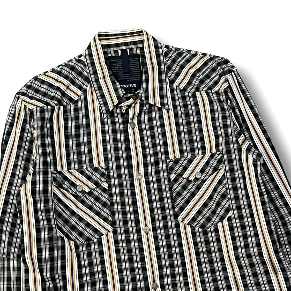  논네이티브 체크 웨스턴 셔츠 y14033 상품이미지4