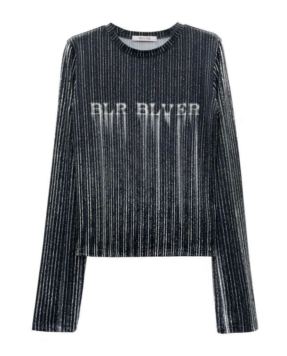 BLR 로고 시스루 티 LOGO PRINTED TOP  상품이미지2