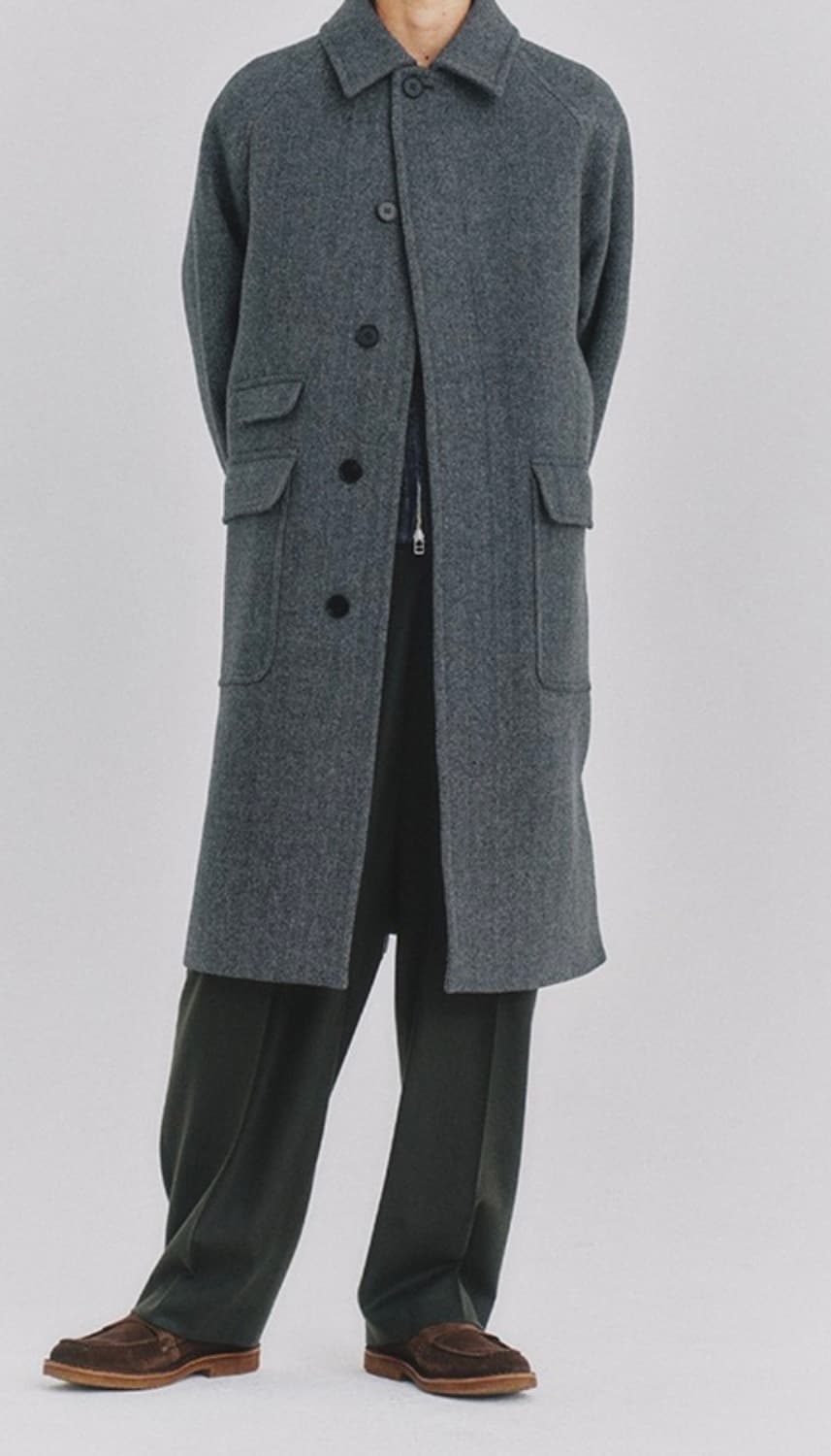 아트이프액츠 발마칸 코트 블랙 M사이즈 상품이미지2