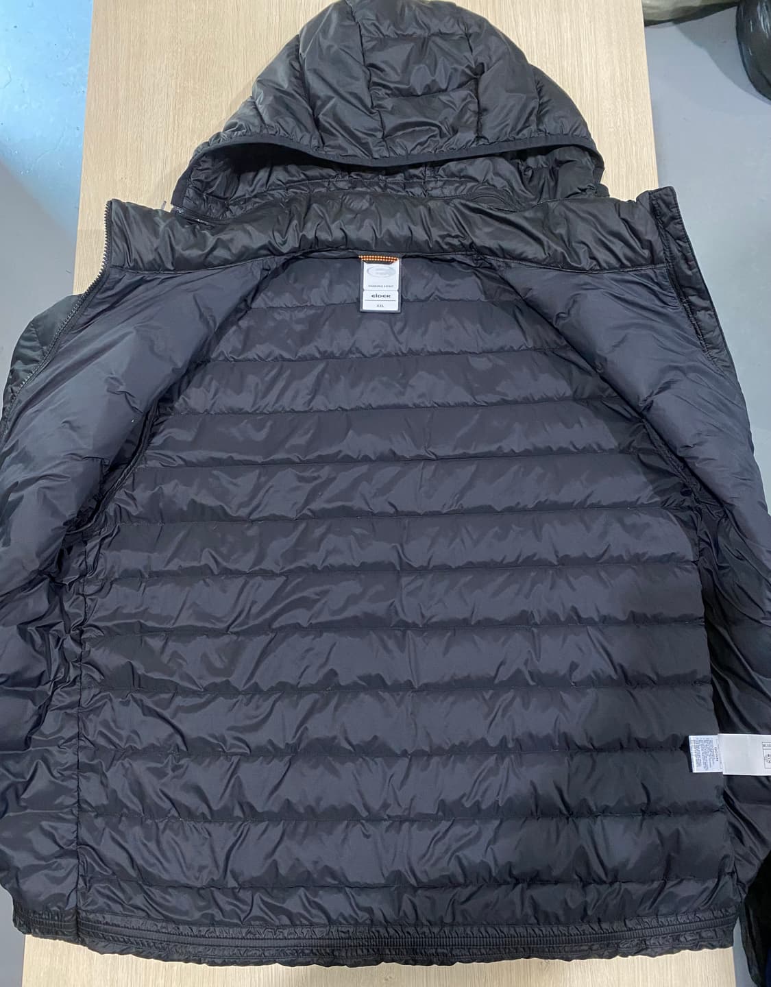 아이더 블랙 경량 패딩 점퍼 (XXL) 상품이미지7