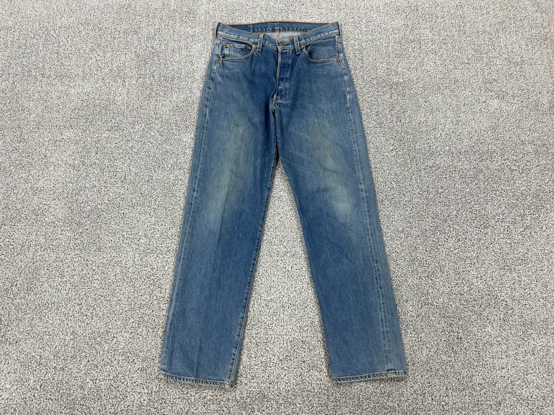 리바이스501 90s 발렌시아산555 셀비지 상품이미지1