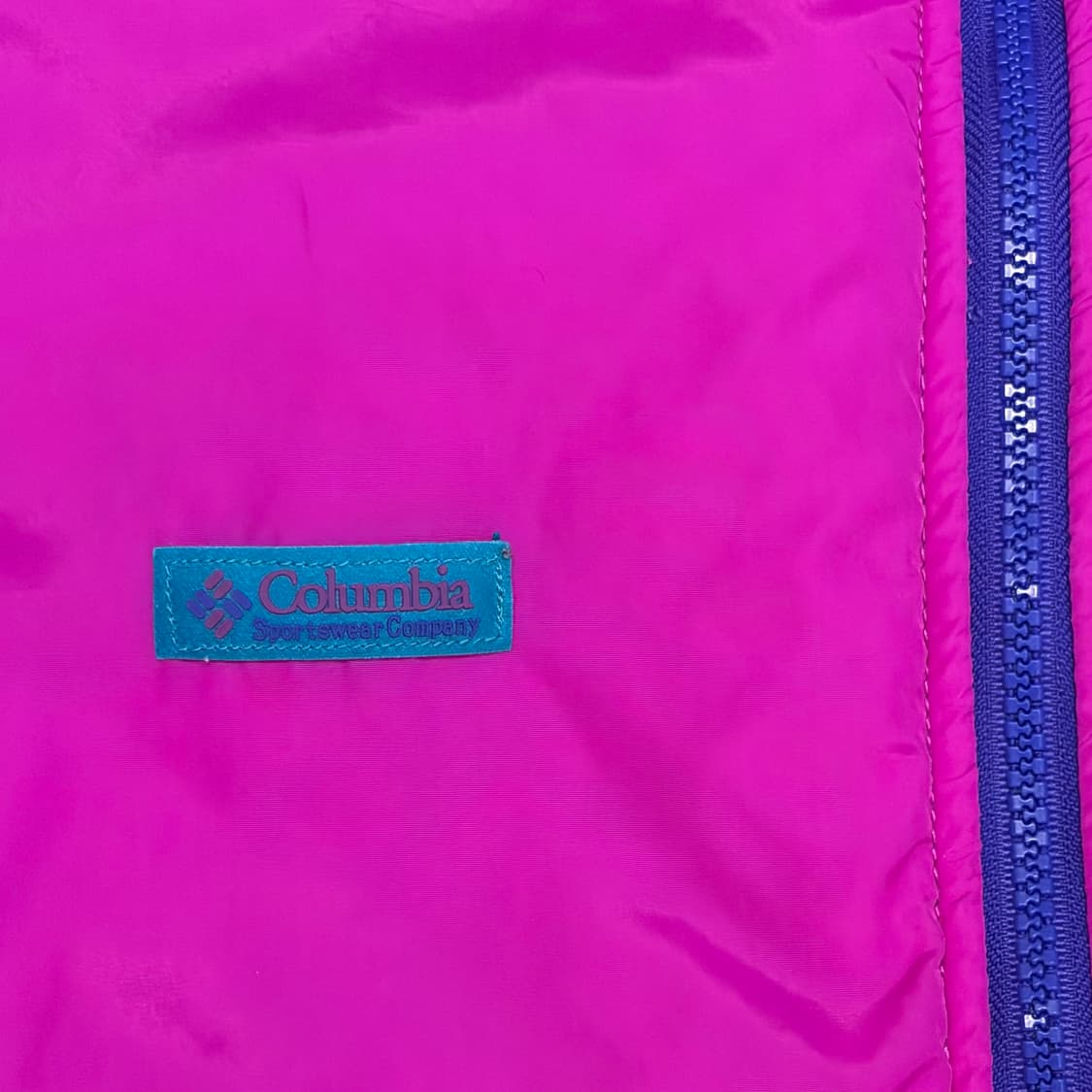 레어 90s USA 빈티지 컬럼비아 양면 아웃도어 패딩 상품이미지9