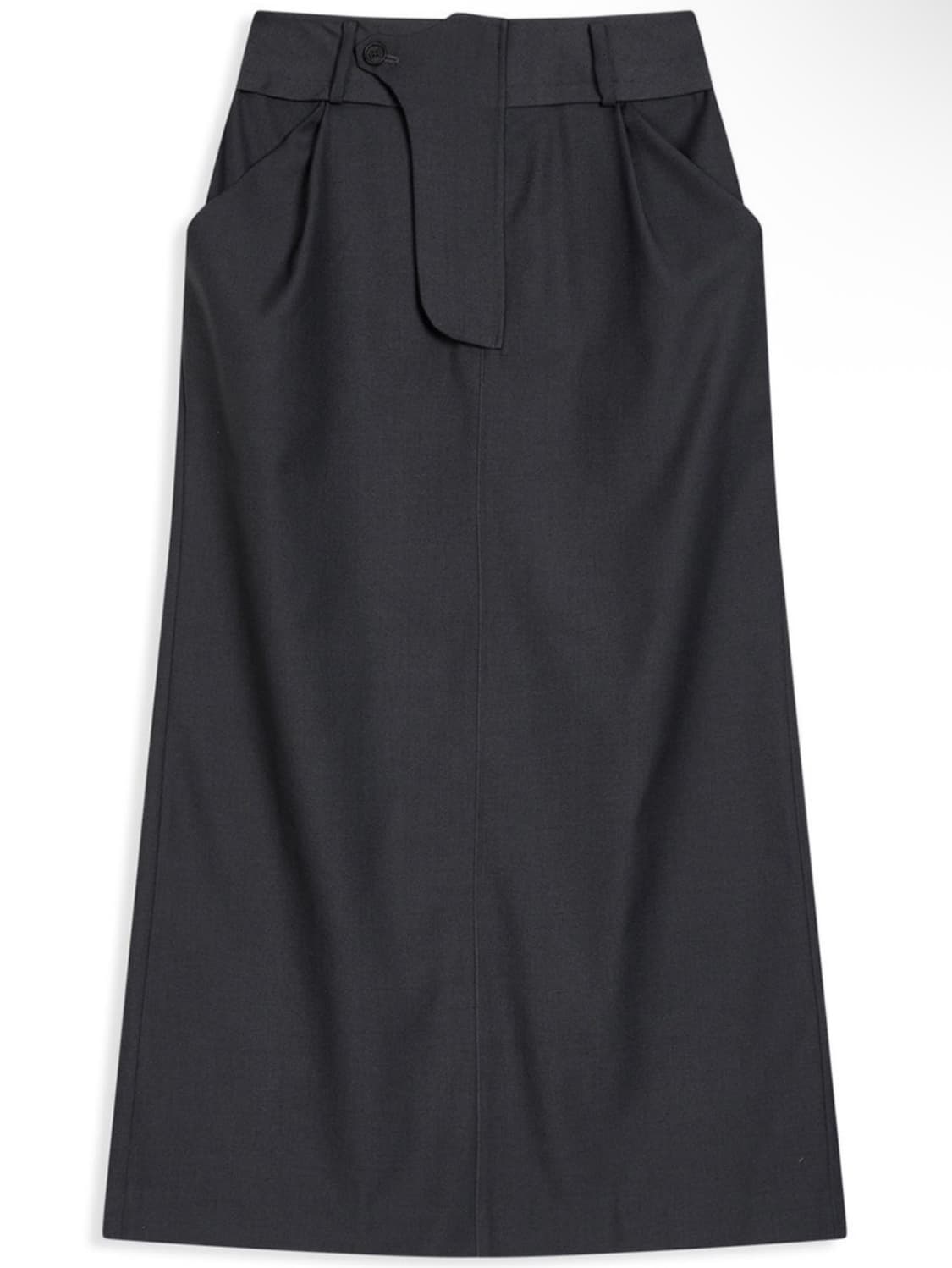 openyy FLY OUT MAXI SKIRT, GREY 오픈와이와이 상품이미지3